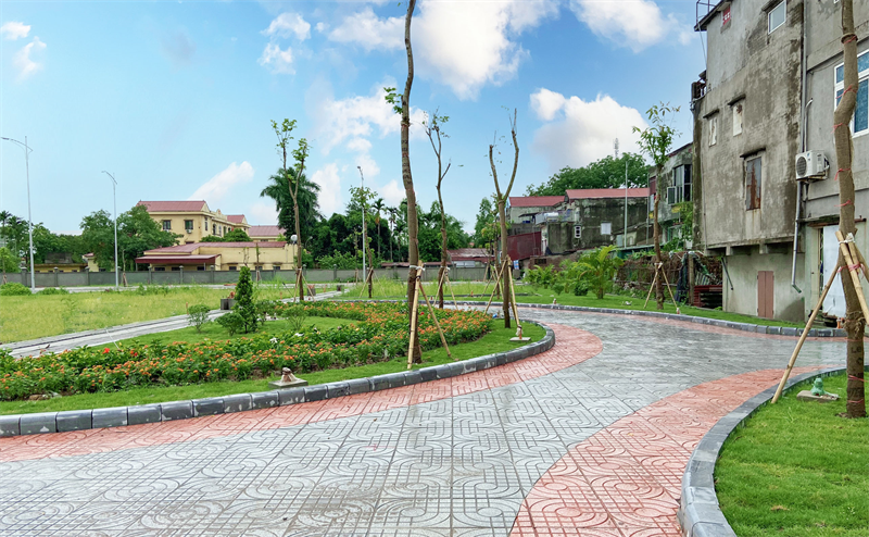 Công viên đầu tiên tại xã Lạc Long