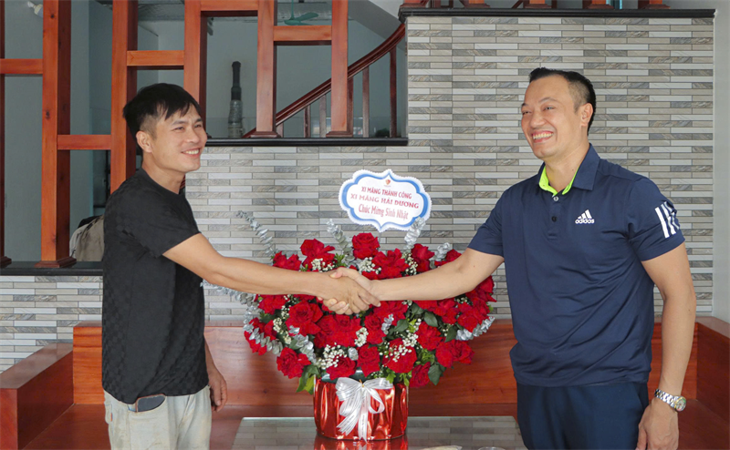 Chúc mừng sinh nhật khách hàng của xi măng Thành Công - xi măng Hải Dương.