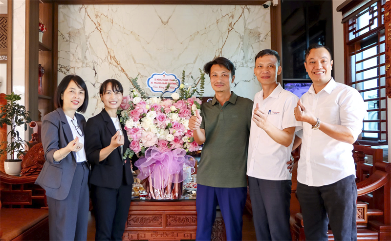 Chúc mừng sinh nhật khách hàng xi măng của Tập đoàn Thành Công.