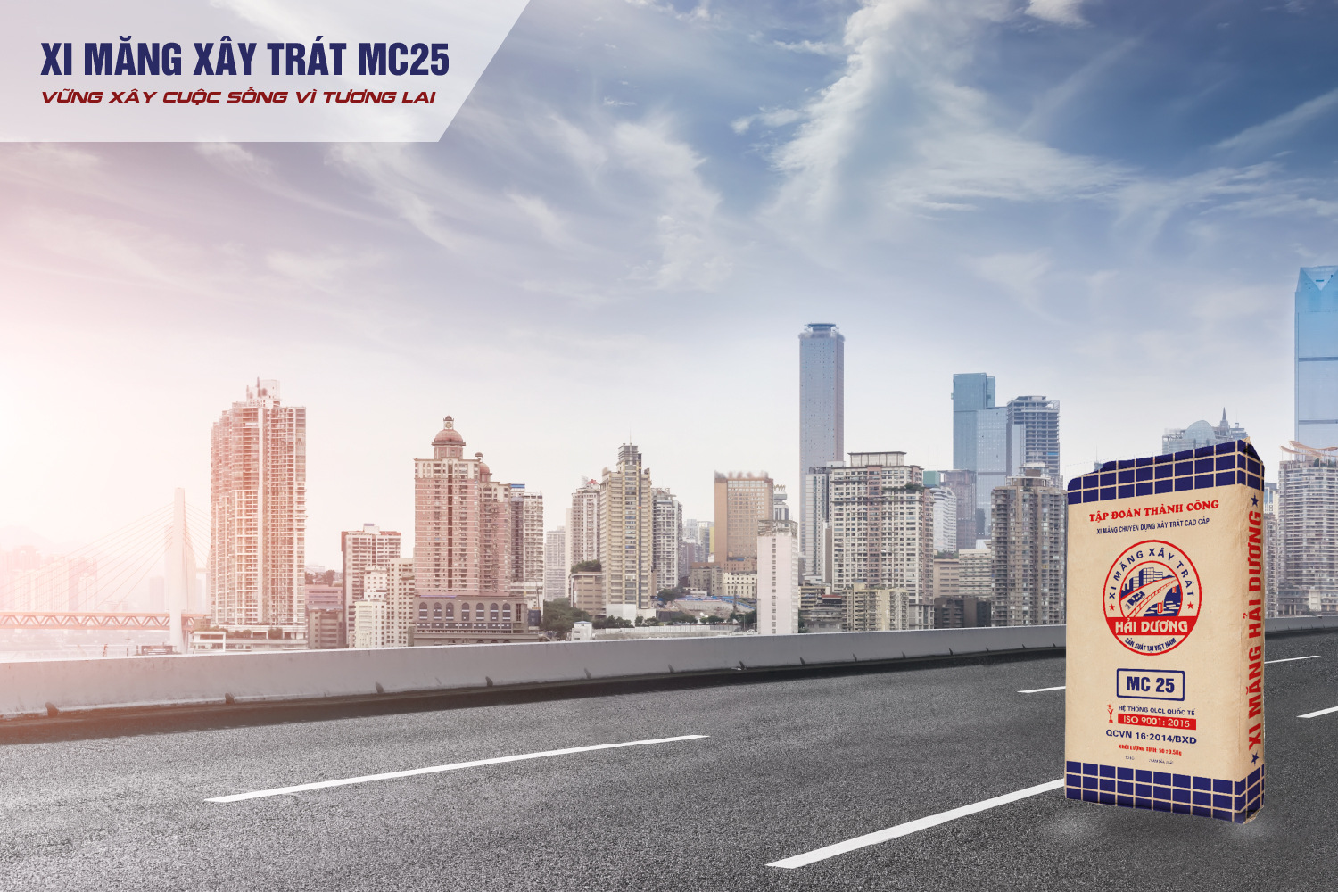 Xi măng xây trát cao cấp MC25 Thành Công
